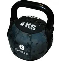 SVELTUS SOFT KETTLEBELL 4 KG Kettlebell, černá, velikost 4 KG