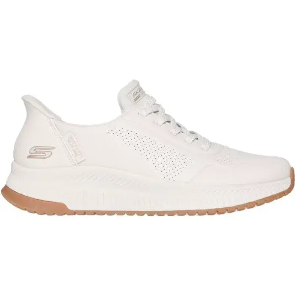 Skechers BOBS SQUAD 4 Dámská vycházková obuv, bílá, velikost