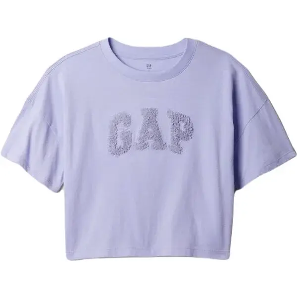 GAP BETTER GRAPHIC Dívčí tričko, fialová, velikost