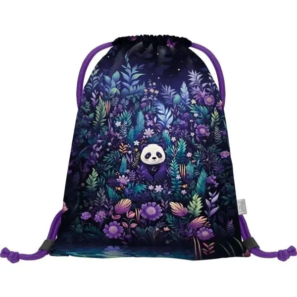 BAAGL JUNGLE PANDA Gymsack, fialová, velikost