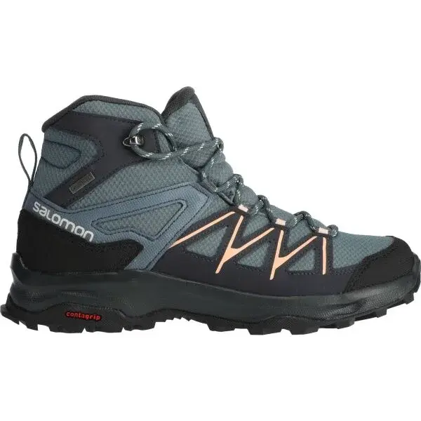 Salomon DAINTREE MID GTX W Dámská turistická obuv, šedá, velikost 37 1/3