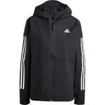 adidas ESSENTIALS 3-STRIPES RAIN.RDY  Dámska bunda, čierna, veľkosť