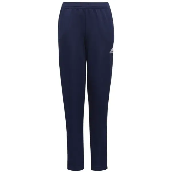 adidas ENTRADA 22 PANTS Juniorské fotbalové tepláky, tmavě modrá, velikost