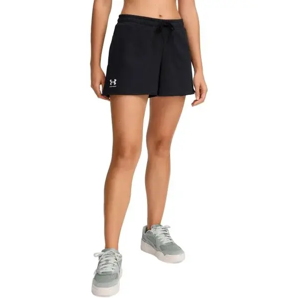 Under Armour RIVAL TERRY SHORT Dámské šortky, černá, velikost L