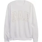 GAP FLEECE Pánská mikina, bílá, velikost