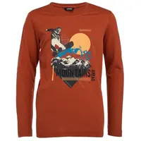 Lewro JENKIN Chlapecké triko, hnědá, velikost 164-170