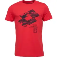 Lotto LOSANGA V TEE Pánské tričko, červená, velikost