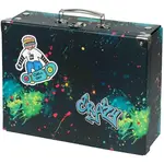 BAAGL CHILL Skládací školní kufřík, černá, velikost