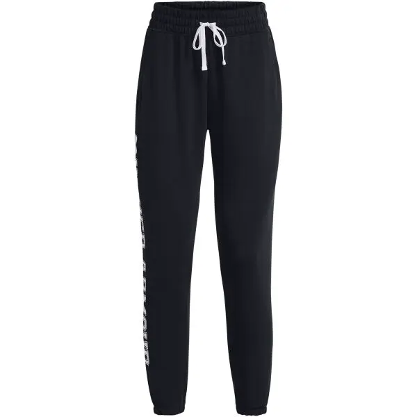 Under Armour RIVAL TERRY Dámske tepláky, čierna, veľkosť S