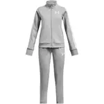 Under Armour EM KNIT TRACK SUIT Dievčenská športová súprava, sivá, veľkosť XS