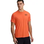 Under Armour HEATGEAR FITTED Pánske tričko, oranžová, veľkosť M