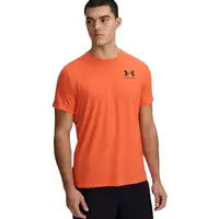 Under Armour HEATGEAR FITTED Pánske tričko, oranžová, veľkosť M