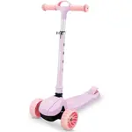 Spokey HOPI Dětská skládací tříkolka se svítícími kolečky, růžová, velikost