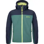 KILPI RAVIO Chlapecká softshellová bunda, zelená, velikost