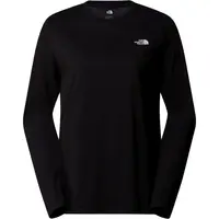 The North Face W L/S SIMPLE DOME TEE Dámské tričko s dlouhým rukávem, černá, velikost
