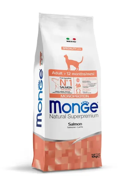 Monge Cat Adult Monoprotein - losos 10 kg