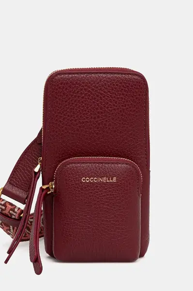 Kožený obal na telefón Coccinelle