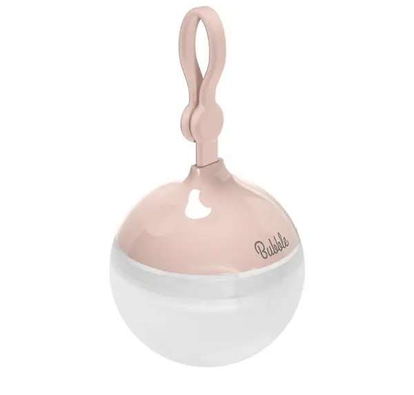 Nitecore Bubble Misty Rose kempingové svietidlo 100 lúmenov, bledoružová