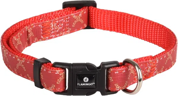 Flamingo Odin obojok - červený 40-55 cm