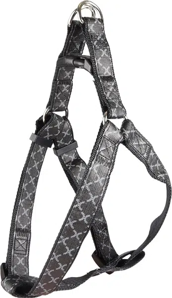Flamingo Step & Go Odin postroj - čierny 35-50 cm
