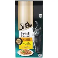 Sheba Fresh Cuisine Taste of Rome vlhké krmivo pre mačky - kuracie, morčacie 6 x 50 g
