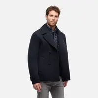 Men's Dark Blue Coat Geox Claudio - Men's