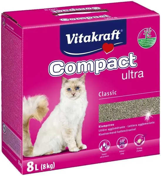 Vitakraft Compact Ultra Classic stelivo pro kočky 8 kg