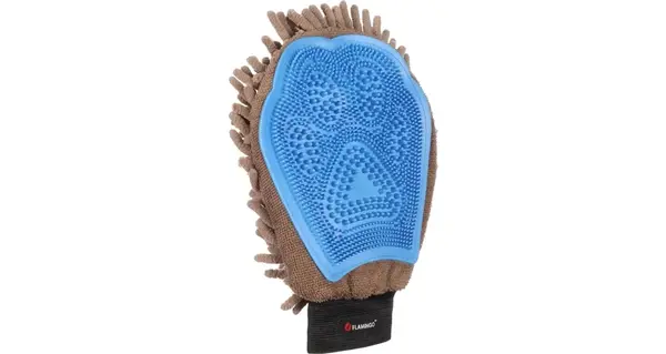 Flamingo Flava kutya rukavice pro masáž a odstraňování srsti 1 ks