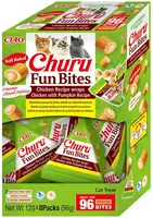 Inaba Ciao Churu Fun Bites – kuřecí a dýňové plněné wrapy 96 g (12 g x 8 balení)