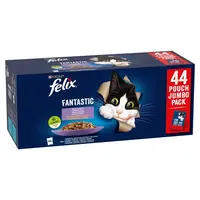 Felix Fantastic domáci výber pre mačky v aspiku 2 x (44 x 85 g)