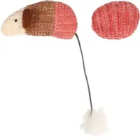 Flamingo Blaro myš s míčkem, hračka pro kočky červená 1 ks