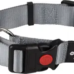 Flamingo Ziggi obojek - šedý 1 cm x 20-35 cm