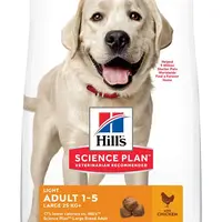 Hill's Science Plan Adult Light Large Breed krmivo pre psov 18 kg.