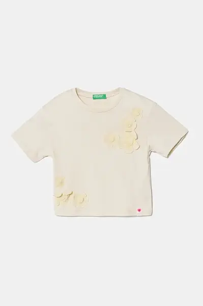 Detské bavlnené tričko United Colors of Benetton