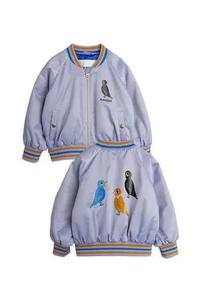 Detská bunda bomber Mini Rodini Birds