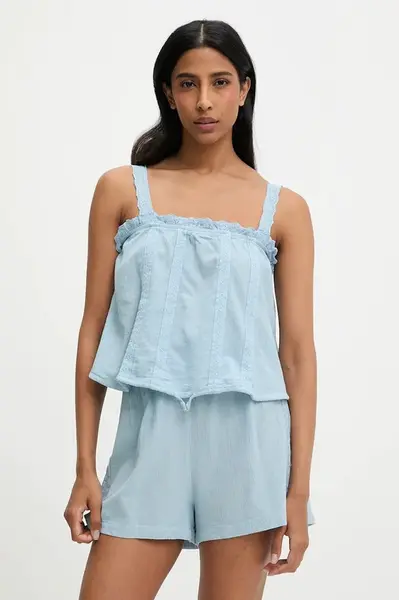 Bavlnená blúzka a šortky Answear.LAB