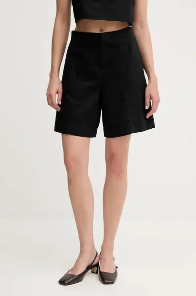 Šortky s prímesou ľanu Calvin Klein Jeans