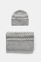 Čiapka a šál s prímesou vlny Guess