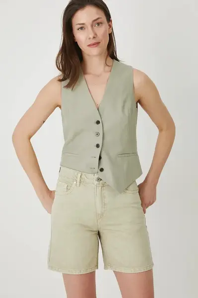 Bavlnené rifľové šortky Medicine