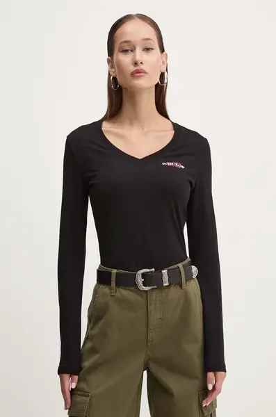 Tričko s dlhým rukávom Guess Jeans