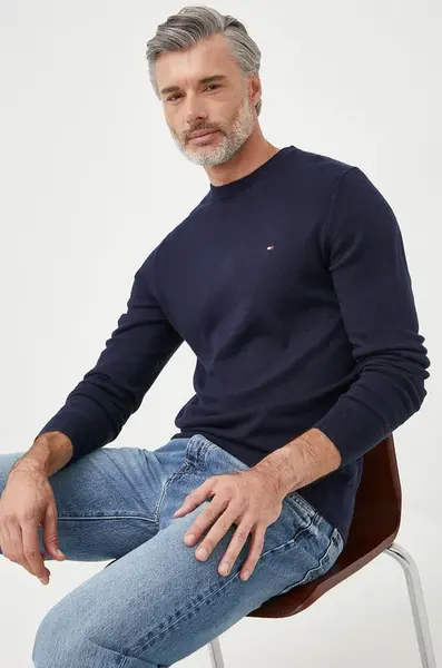 Sveter s prímesou kašmíru Tommy Hilfiger