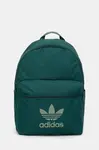 Ruksak adidas Originals Adicolor zelená farba, veľký, s potlačou, JI9437
