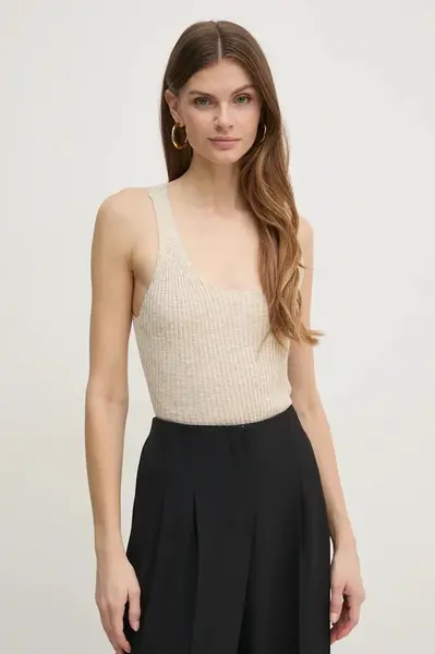 Twinset Top s prímesou ľanu Twinset