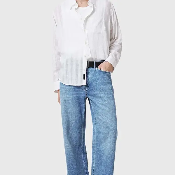 Bavlnené rifle AllSaints LENNY