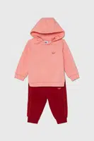 Detská tepláková súprava adidas Originals HOODIE SET ružová farba, IY9538