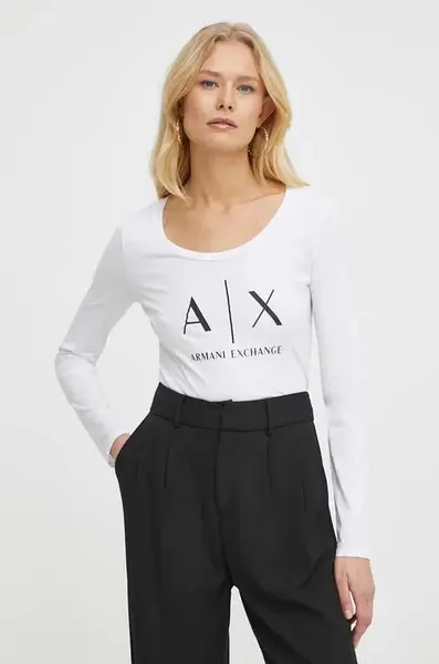 Armani Exchange - Tričko s dlhým rukávom