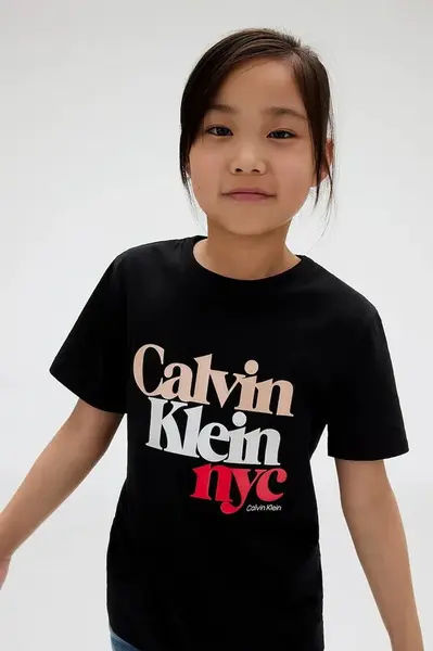 Detské bavlnené tričko Calvin Klein Jeans