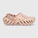 Detské šľapky Crocs ECHO CLOG K ružová farba