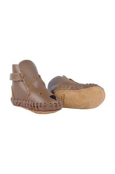 Kožené topánky pre bábätká Donsje Kapi Classic Booties Bear