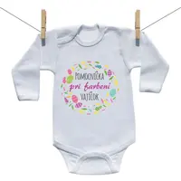 Boodyy Body s dlhým rukávom Pomocníčka pri farbení vajíčok 74 (6-9 mesiacov)